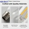 NEWDAYS brand cross-border new T45 transparent filament lamp, E27 commonly used screw-type retro American energy-saving bulb, energy-saving high-brightness, ultra-long battery life, limited-time discount bulb Specification image